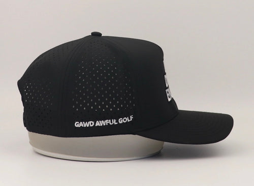 Black- B!G DIVOT ENERGY Waterproof Snapback Hat