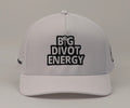 White- B!G DIVOT ENERGY Waterproof Snapback Hat
