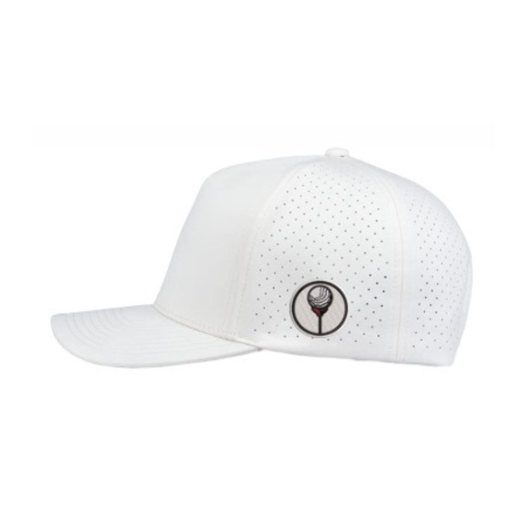 White- Sh!ttiest Golfer Snapback Rope Hat